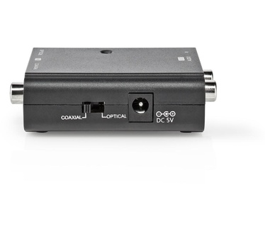 Nedis Audio-omvormer digitaal naar stereo | 1-wegs | Digitale RCA Female + Toslink Female | 2x RCA (stereo) Female