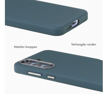 Accezz Mesh Backcover met MagSafe voor de Samsung Galaxy S25 / S24 - Donkerblauw