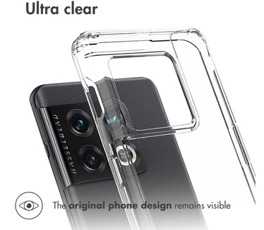 Accezz Xtreme Impact Backcover OnePlus 10 Pro - Transparant