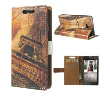 qMust Wallet Case met stand LG L70 (Eiffel Tower)