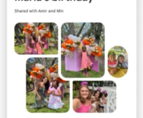 Google Foto's memories still