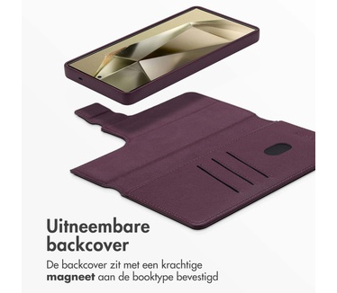 Accezz Leather Bookcase 2-in-1 met MagSafe