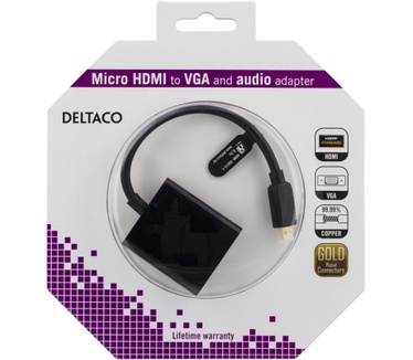 Deltaco HDMI-VGA16-K