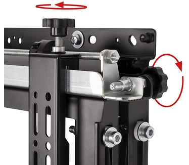 B-Tech Professional Video Wall Mount with Quick Lock Push System