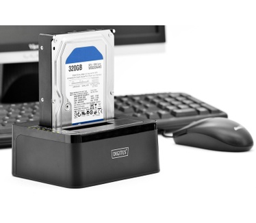 Digitus USB3.0 naar Dual SATA (6G) Zwart