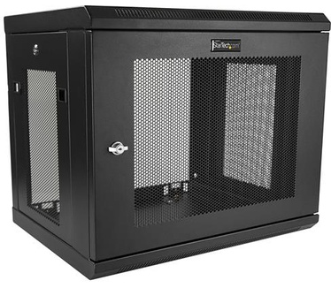 Startech.com 9U Serverkast rack wand monteerbaar diepte tot 17" / 43 cm scharnierende behuizing