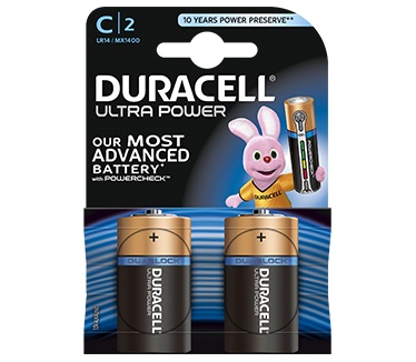 Duracell Ultra Power C 2PK