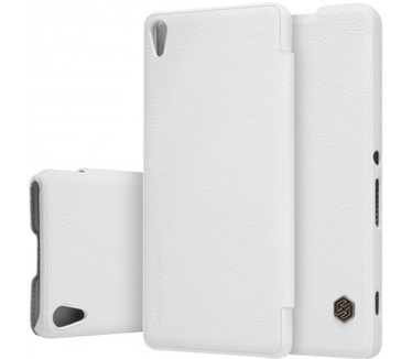 Nillkin Leather Case Sony Xperia XA - Qin Series - White