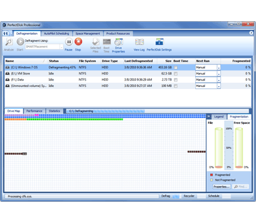 PerfectDisk 11 screenshot