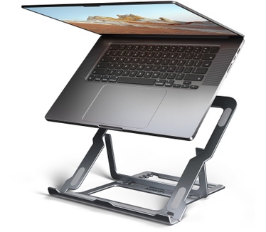 Axagon STND-LAG Laptop-Ständer, höhenverstellbar, faltbar, Aluminium