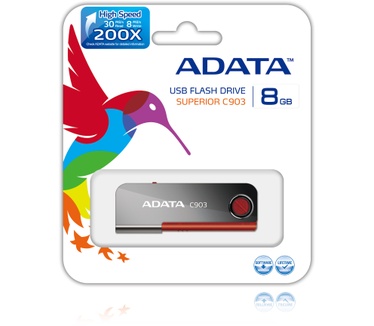 Adata Superior C903 8GB Rood