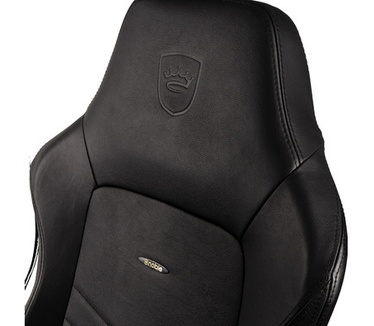Noblechairs HERO Echt lederen Gaming stoel Zwart