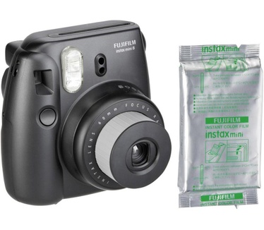 Fujifilm Instax Mini 8 + 10 mini color film Zwart
