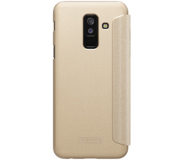 Nillkin Sparkle BookCase - Samsung Galaxy A6 Plus (2018) - Goud  Goud