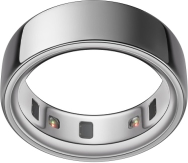 Oura Ring 4, Maat 8, Zilver