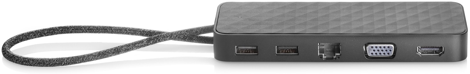 HP Mini Docking Station USB-C 3.1 Gen 1 - Hub USB Type-C Nero, Compatto E Leggero