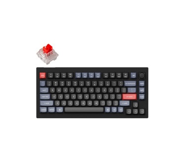 Keychron V1-D1 HS Knob bk RGB Red US