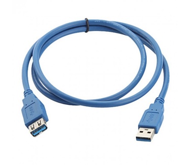Techly USB 3.0 Extension Cable A Male / A Female 0.5m blue ICOC U3-AA-005-EX
