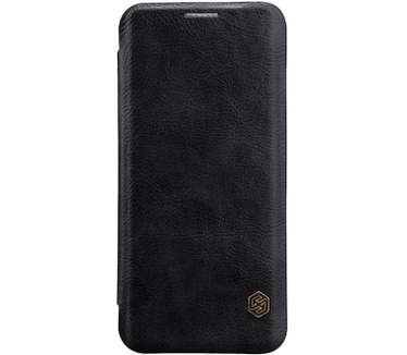Nillkin Qin Slim Leather Book Case voor Samsung Galaxy S8 - Zwart Zwart