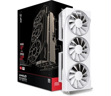 XFX SWIFT AMD Radeon RX 9070 White Triple Fan Gaming Edition 16GB