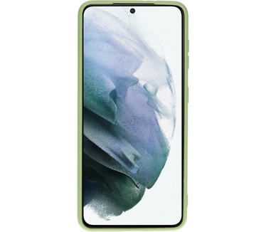 Mobiparts Silicone Cover Samsung Galaxy S21 Pistache Green