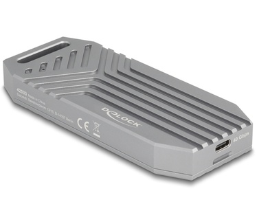 Delock M.2 NVMe SSD Gehäuse USB 40 Gbps - werkzeugfrei