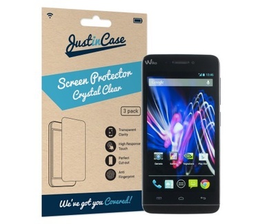 Just in Case Wiko Wax Screenprotector - 3 stuks - Crystal Clear