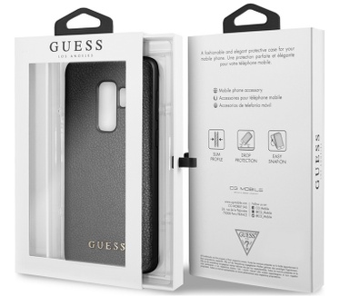 Guess IriDescent Hard Case voor Samsung Galaxy S9 Plus - Zwart  Zwart