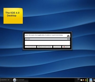 KDE 4 desktop (410 pix)