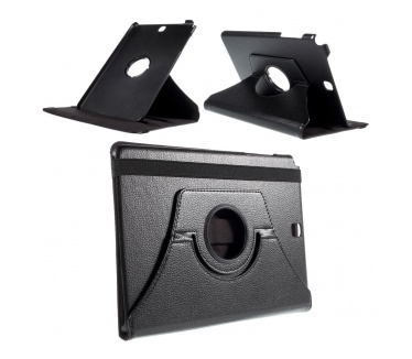 qMust Rotating 360 Case Samsung Galaxy Tab A (9.7) - Folio hoes met stand - zwart
