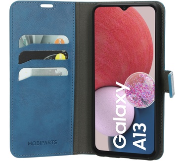 Mobiparts Classic Wallet Case Samsung Galaxy A13 4G (2022) Steel Blue