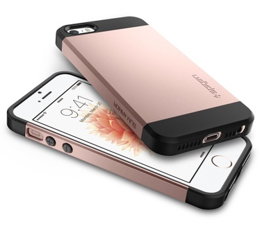 Spigen Slim Armor Apple iPhone SE Case - 041CS20176 - Rose Gold
