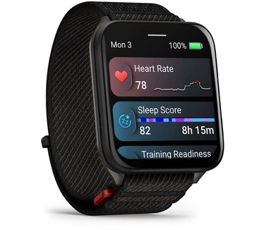 Garmin Garmin Venu X1 Zwart (Zwarte Nylon Band)