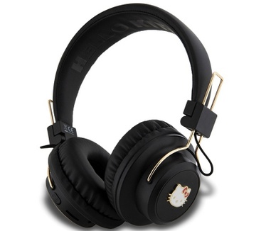 Hello Kitty On-Ear Metal Logo - Bluetooth Koptelefoon - Zwart (Zwart)