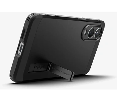 Spigen Galaxy S25 Edge Case Tough Armor AI (MagFit) Zwart