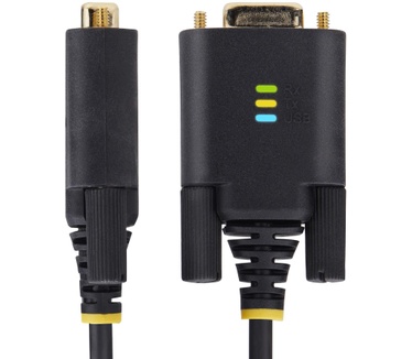 Startech.com 2m USB naar Null Modem Adapter/Converter Kabel, COM Retention, FTDI, USB-A naar DB9 RS232, Verwisselbare DB9 Schroeven/Moeren, ESD Besherming, Windows/macOS/Linux