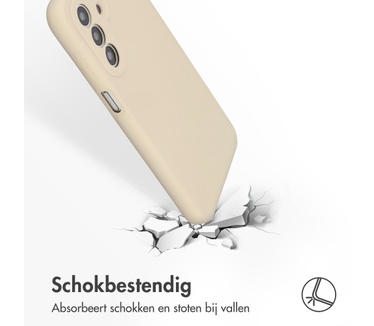 Accezz Liquid Silicone Backcover Samsung Galaxy A27 (5G) - Stone