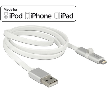 Delock USB 2.0 A - Lightning / USB 2.0 micro-B, 1 m