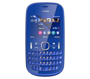 Nokia Asha 201 Blauw