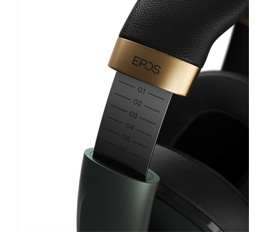 EPOS H6 PRO Gesloten akoestische gaming headset (Zwart, Groen, Goud)