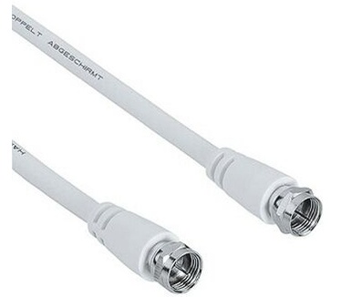 Hama SAT Connecting Cable F-Male Plug -F-Male Plug, 10 m
