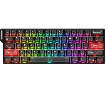Dareu COOL 60 Black-clear 60% ICE Blade Magnetische Switch 8K Hz Hall Effect Hotswap RGB Engels Gaming Toetsenbord