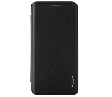 Rock Samsung Galaxy S6 edge Plus Leather Case - Touch Series Black