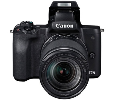 Canon EOS M50 + 18-150mm f/3.5-6.3 Zwart
