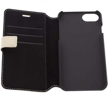 Mercedes-Benz Leather Book Case - Apple iPhone 7/8/SE/SE2 - Grijs Grijs