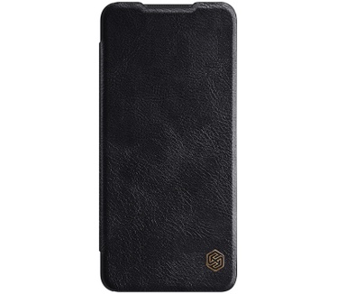 Nillkin Qin PU Leather Book Case - Samsung Galaxy A12 - Zwart Zwart