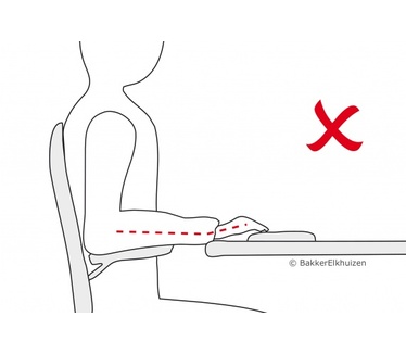 BakkerElkhuizen Trapezium Ergo Wrist Rest Standard