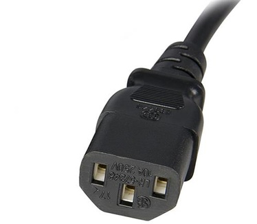 Startech.com 1,8 m standaard computervoedingsverlengkabel C14 naar C13