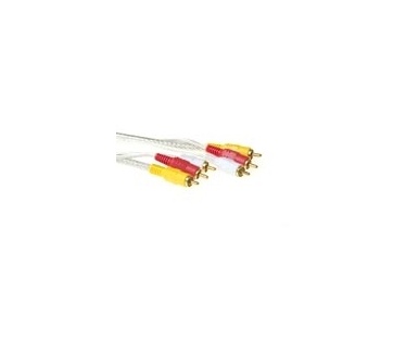Intronics High quality AV aansluitkabel 3x Tulp male -3x Tulp male