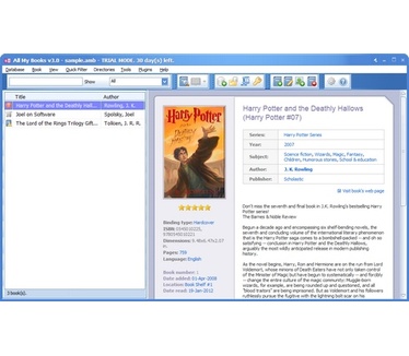 All My Books 3.0 screenshot (481 pix)